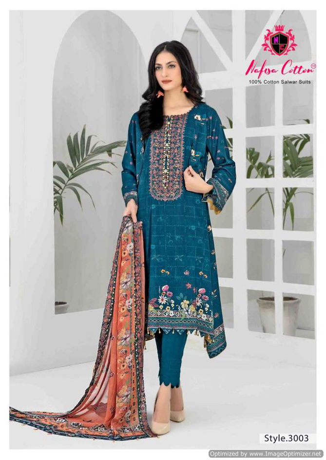 Andaaz Vol 3 By Nafisa Printed Karachi Cotton Dress Material Wholesale Market In Surat
